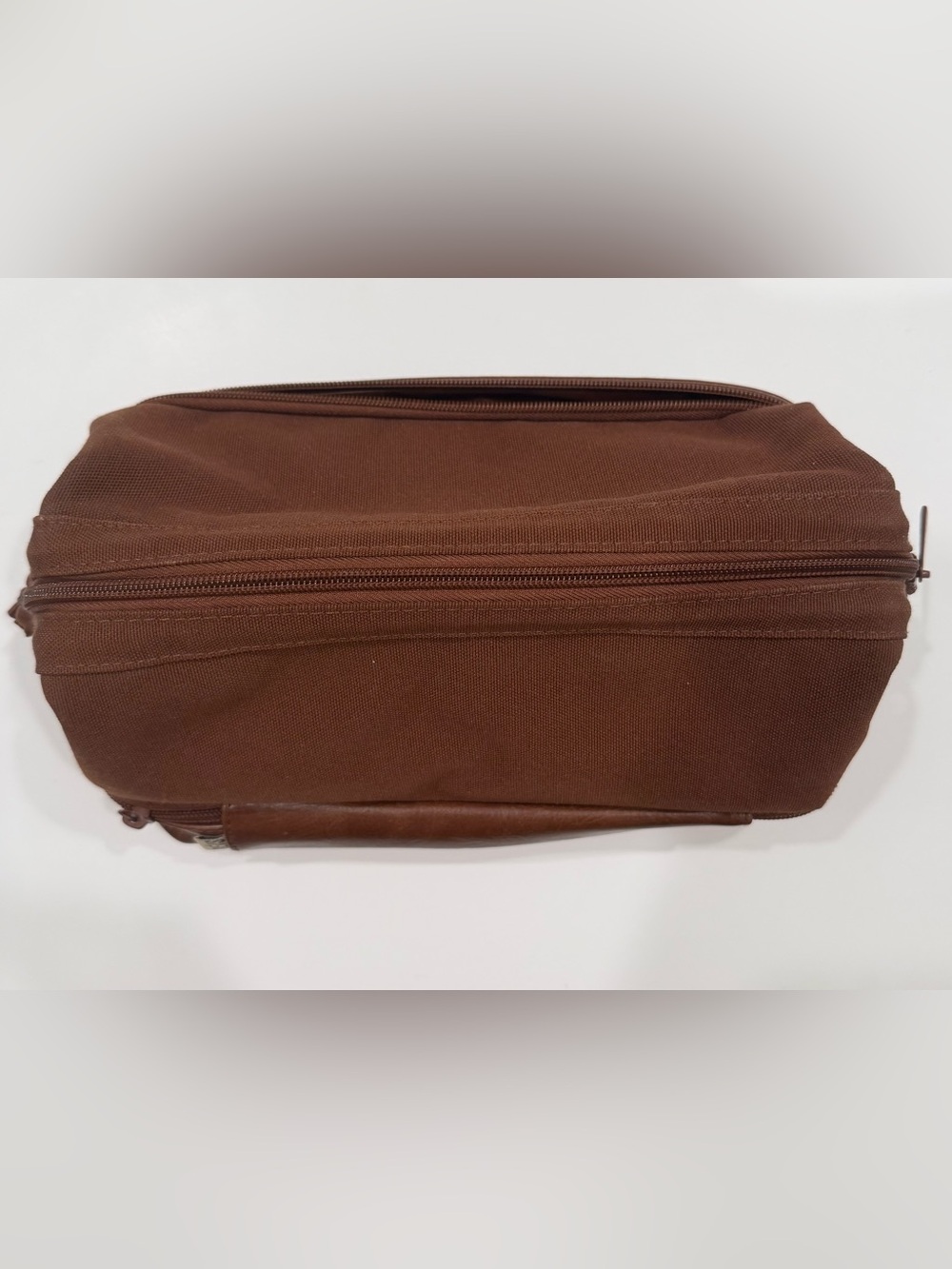 BEIS Brown Travel Dopp Kit Toiletry Bag